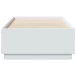 vidaXL Cadre de lit sans matelas blanc 90x190 cm