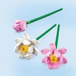 LEGO Botanicals - Set de Construction Fleurs de Lotus - 40647