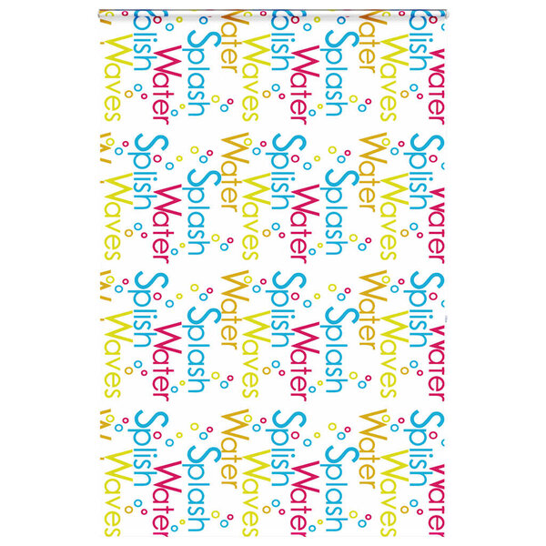 vidaXL Store enrouleur de douche avec cassette largeur du tissu 146 cm