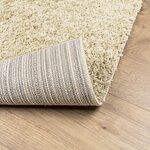vidaXL Tapis shaggy PAMPLONA poils longs moderne doré 200x200 cm