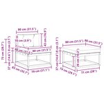 vidaXL Ensemble de canapés d'extérieur 4 pc Naturel et Crème