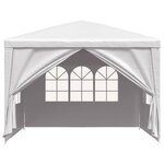 vidaXL Tente de réception 3 x 3 m Blanc