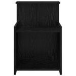 vidaXL Cabinet de chevet 2 Pièces Chêne noir 40 x 35 x 60 cm