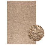 vidaXL Tapis 120x170 cm aspect jute intérieur et extérieur