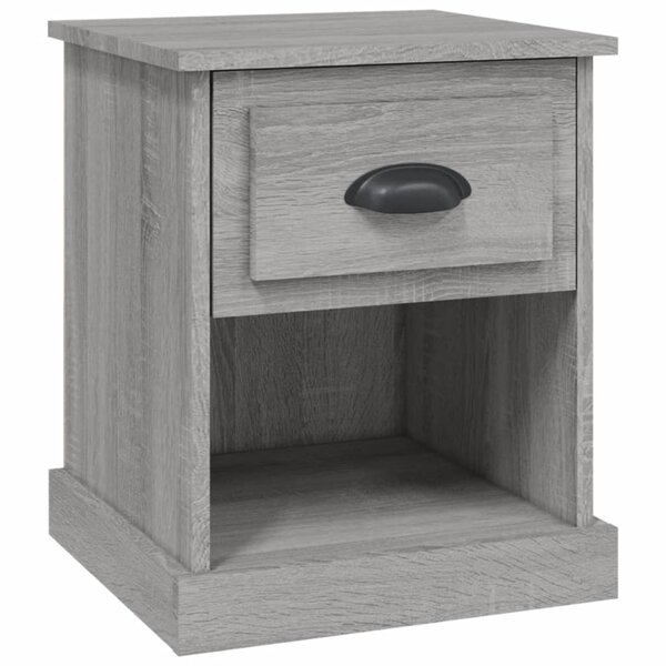 vidaXL Table de chevet sonoma gris 39x39x47 5 cm bois d'ingénierie