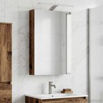 vidaXL Armoire Miroir de Salle de Bain Bois ancien 40 x 10 5 x 60 5 cm
