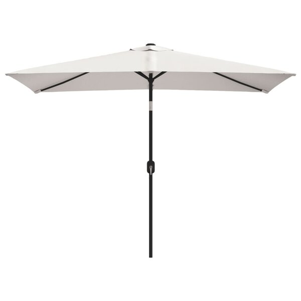 vidaXL Parasol 200 x 300 cm Blanc sable Rectangulaire