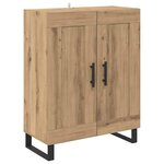 vidaXL Haut Armoire Chêne artisanal 69 5 x 34 x 180 cm