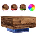 vidaXL Table Basse Bois ancien 55 x 55 x 31 cm Bois d'ingénierie