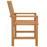 vidaXL Chaises à manger de jardin lot de 2 bois massif d'acacia