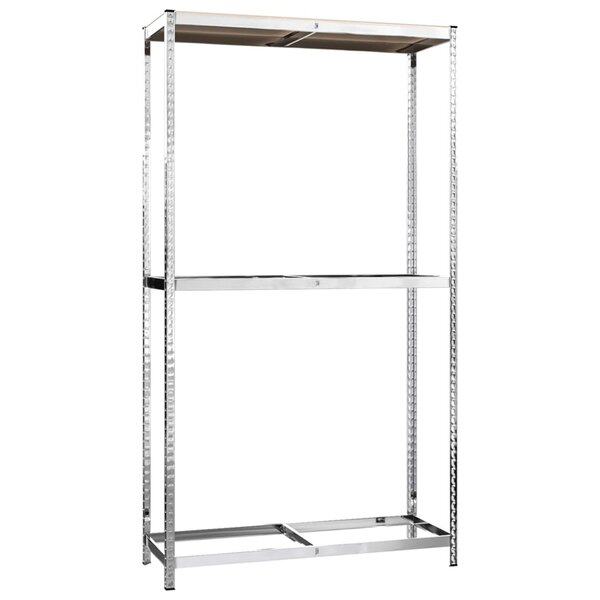 vidaXL Porte-pneus à 2 niveaux Argenté 110x40x180 cm Acier