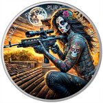 Pièce de monnaie en Argent g 31.1 (1 oz) Millésime 2024 DIA DE LOS MUERTOS