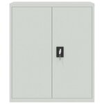 vidaXL Classeur gris clair 90x40x145 cm acier