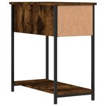 vidaXL Tables de chevet 2 Pièces chêne fumé 30x60x60 cm bois d'ingénierie