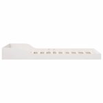 vidaXL Cadre de lit Blanc 100 x 220 cm Pin massif