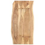 vidaXL Dessus de table Bois d'acacia massif 118x(50-60)x2 5 cm