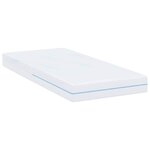 vidaXL Matelas Blanc 70 x 200 cm Mousse