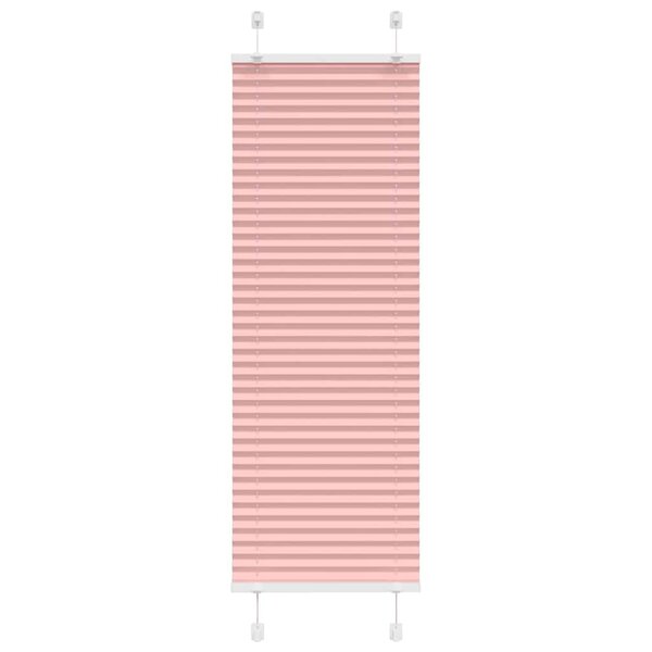 vidaXL Store plissé rose 50x100 cm largeur du tissu 49 4 cm polyester