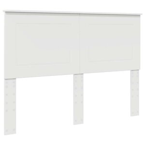 vidaXL Tête de lit avec tête de lit Blanc 160 cm Bois d'ingénierie