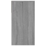 vidaXL Table console Sonoma gris 100x39x75 cm Bois d'ingénierie
