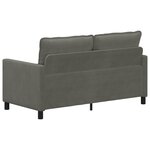 vidaXL Canapé Gris clair 156 x 81 x 87 5 cm Tissu