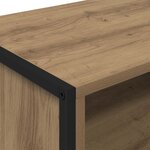 vidaXL Meuble TV Chêne artisan 100 x 36 5 x 30 5 cm Bois d'ingénierie