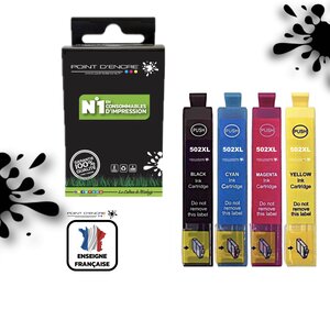 502XL - Jumelles - Noir / Cyan / Magenta / Jaune - Grande capacité