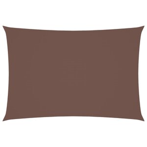 vidaXL Voile de parasol tissu oxford rectangulaire 3x5 m marron