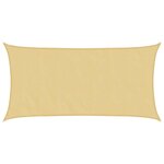 vidaXL Voile d'ombrage sable 4 5x2 5 m 100   polyester oxford