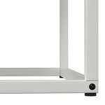 vidaXL Portant de bois chauffage blanc 69 5x35x81 cm