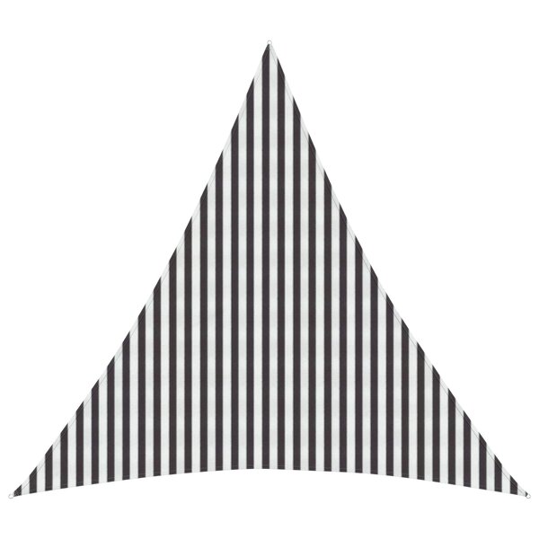 vidaXL Voile d'ombre 4 5 x 4 5 x 4 5 m HDPE Triangulaire