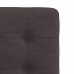 vidaXL Chaises à manger lot de 6 marron foncé tissu