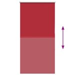 vidaXL Store enrouleur occultant rouge largeur du tissu 70 7 cm