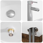 vidaXL Meuble de lavabo mural Chêne fumé 49 5 x 44 5 x 65 5 cm