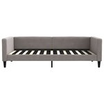 vidaXL Lit de repos taupe 100x200 cm tissu