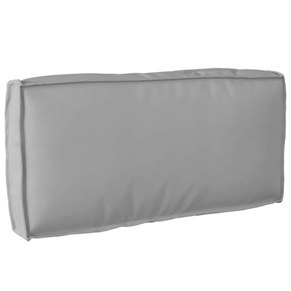vidaXL Coussin pour dossier de palette Gris 80 x 40 x 12 cm