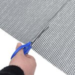 vidaXL Tapis de sol de camping gris clair 4 5x2 5 m