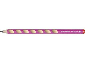 Crayon graphite EASYgraph B droitier rose STABILO