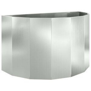 vidaXL Jardinière Argent 90 x 45 x 50 cm Acier galvanisé