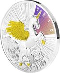 Pièce de monnaie en Argent 1 Dollar g 17.50 Millésime 2025 WINGED UNICORN