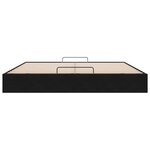 vidaXL Cadre de lit ottoman sans matelas noir 200x200 cm velours