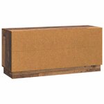 vidaXL Meuble TV 102 x 34 5 x 47 cm Bois ancien Bois d'ingénierie