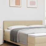vidaXL Tête de lit Vert gris clair 180 cm Tissu côtelé