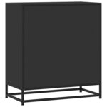 vidaXL Buffet noir 68x35x76 cm bois d'ingénierie