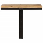 vidaXL Étagère murale 40x30x32 cm bois massif de manguier et fer