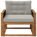 vidaXL Sofa de milieu extérieur Naturel