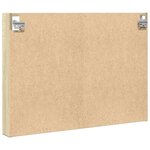 vidaXL Armoire à vitrine chêne sonoma 80x8 5x58 cm bois d'ingénierie