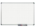 Tableau blanc MAULoffice quadrillé 10x50 90x120 cm Gris MAUL