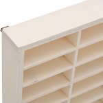 vidaXL Vitrine de collection en bois avec 60 compartiments