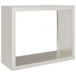VidaXL Étagère à bois 100x40x80 cm acier résistant aux intempéries